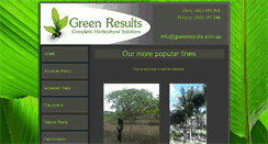 Desktop Screenshot of greenresults.com.au